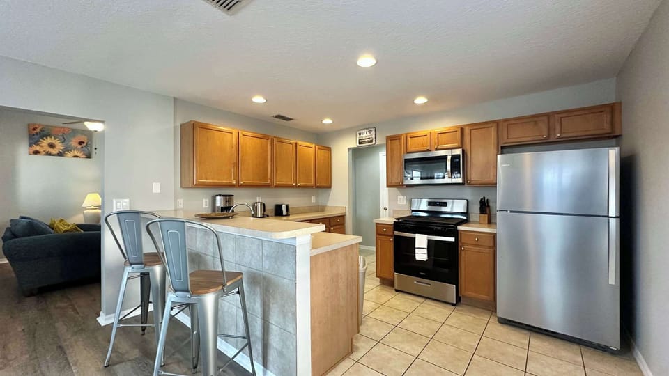 Fully furnished and equipped kitchen