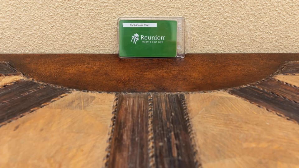 Amenities access pass
