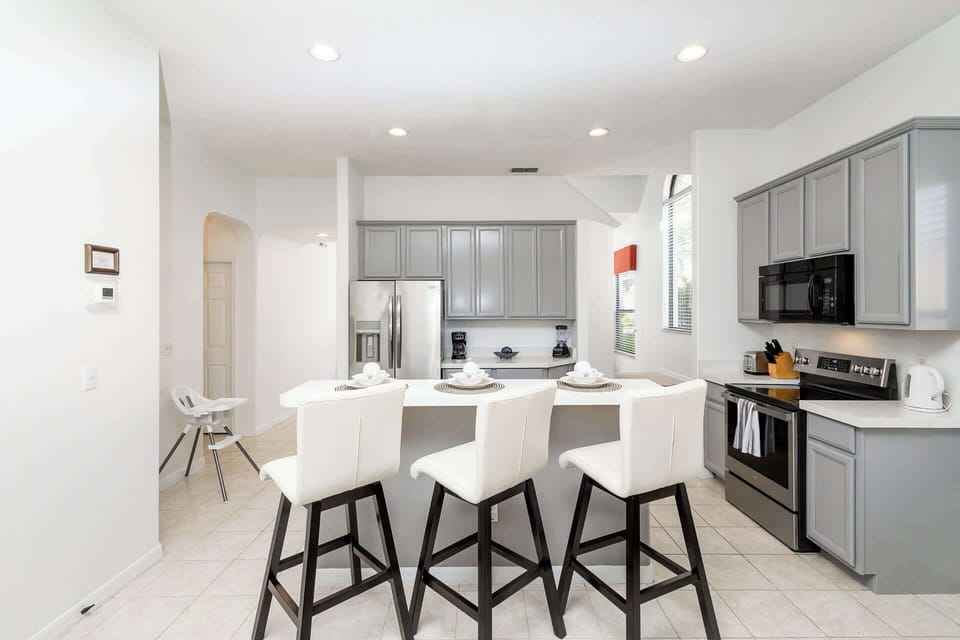 Whip up culinary delights in the fully equipped kitchen