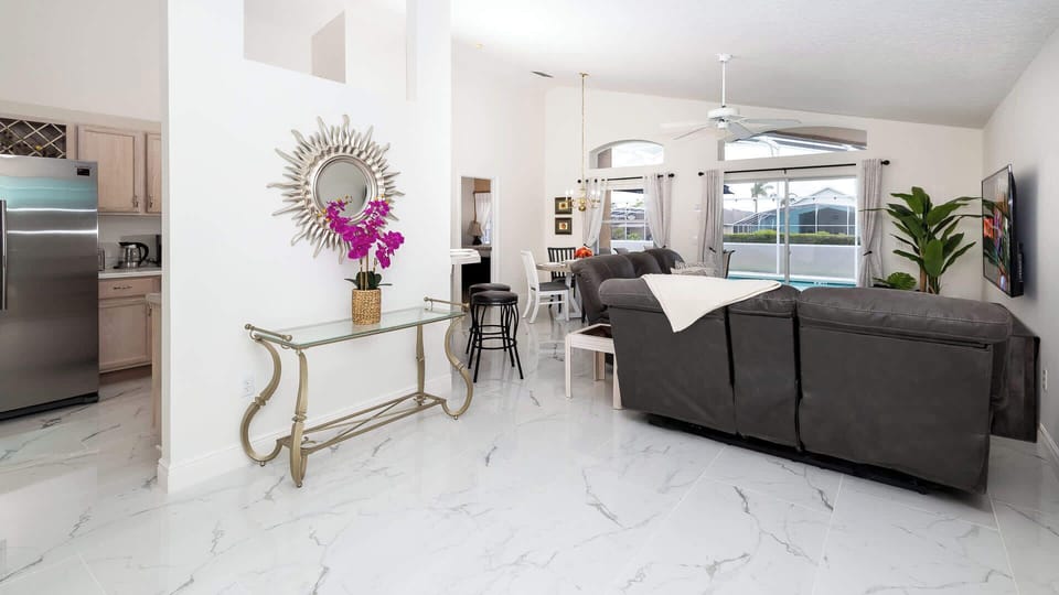 Open concept living space