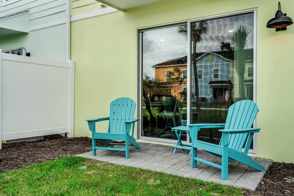 Outdoor seating with amazing view