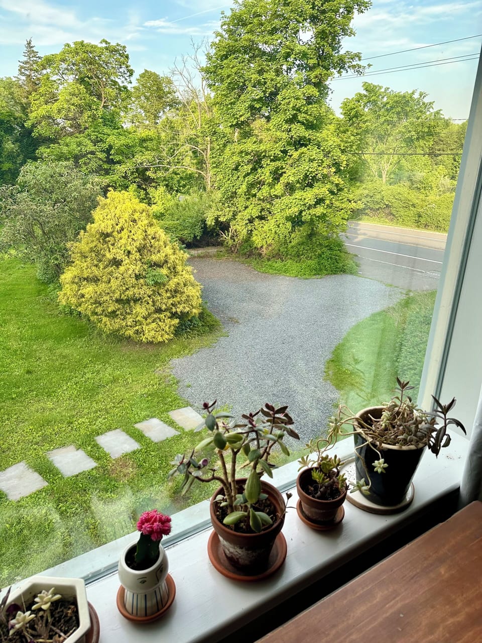View from studio apartment.