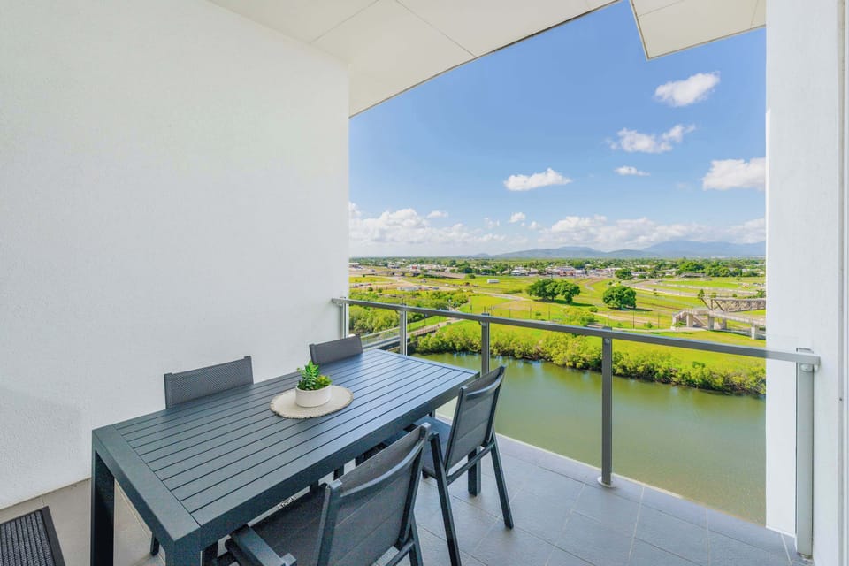 Private balcony with sweeping water views – perfect for morning coffee or sunset drinks
