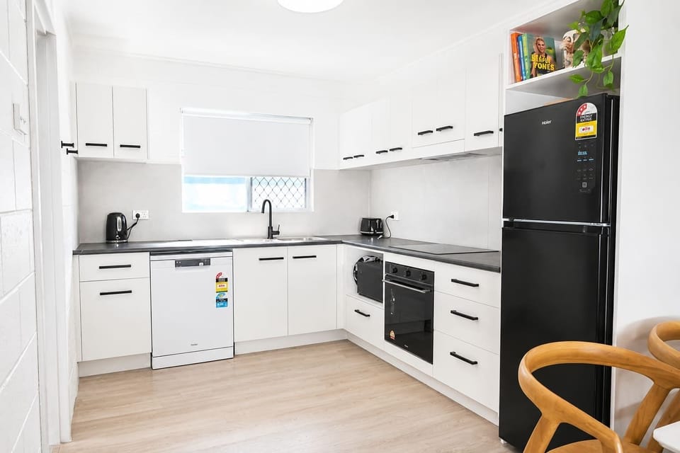 Fully equipped modern kitchen with quality appliances