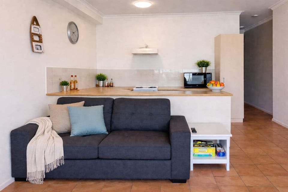 Open-Plan Living Area with Lounge and Kitchen