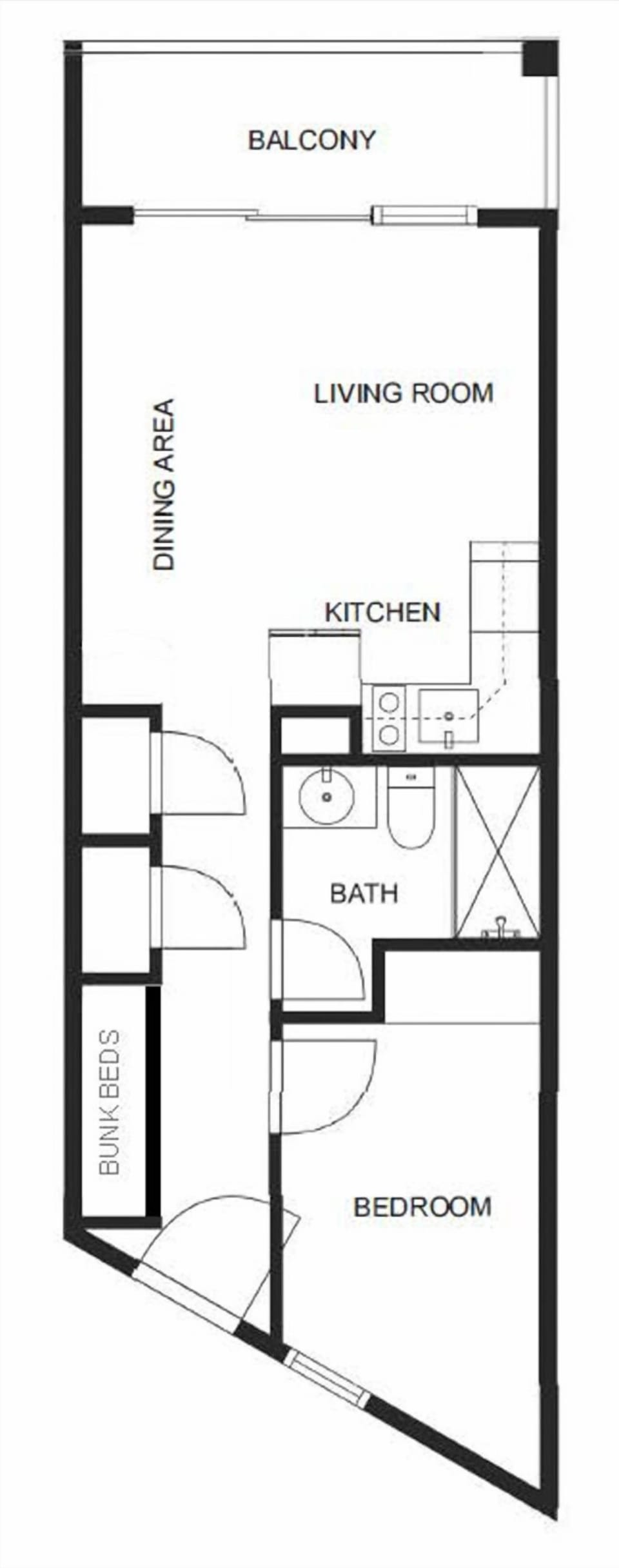 Floor plan of the home