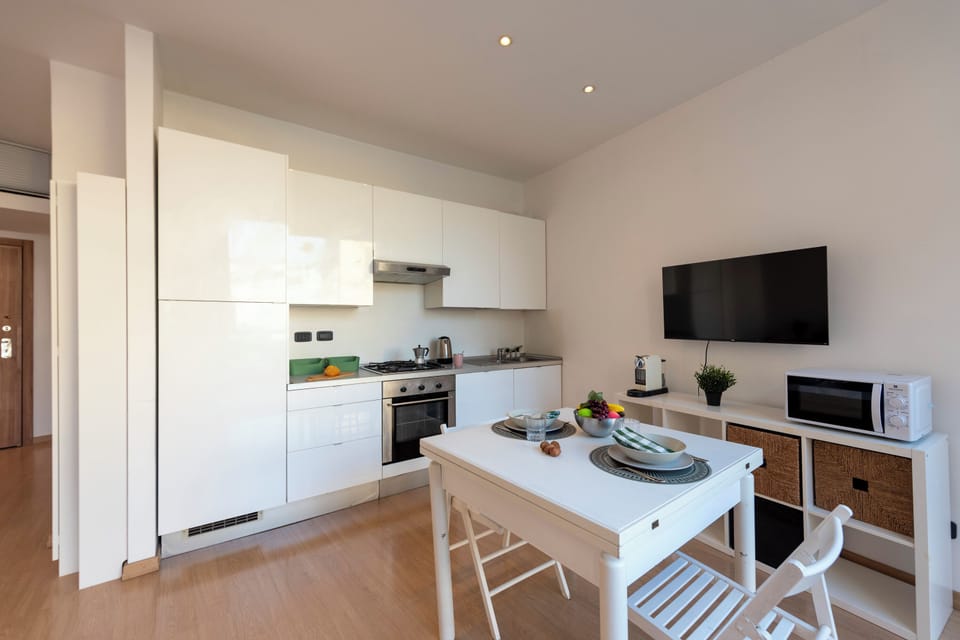 Kitchen and dining area
