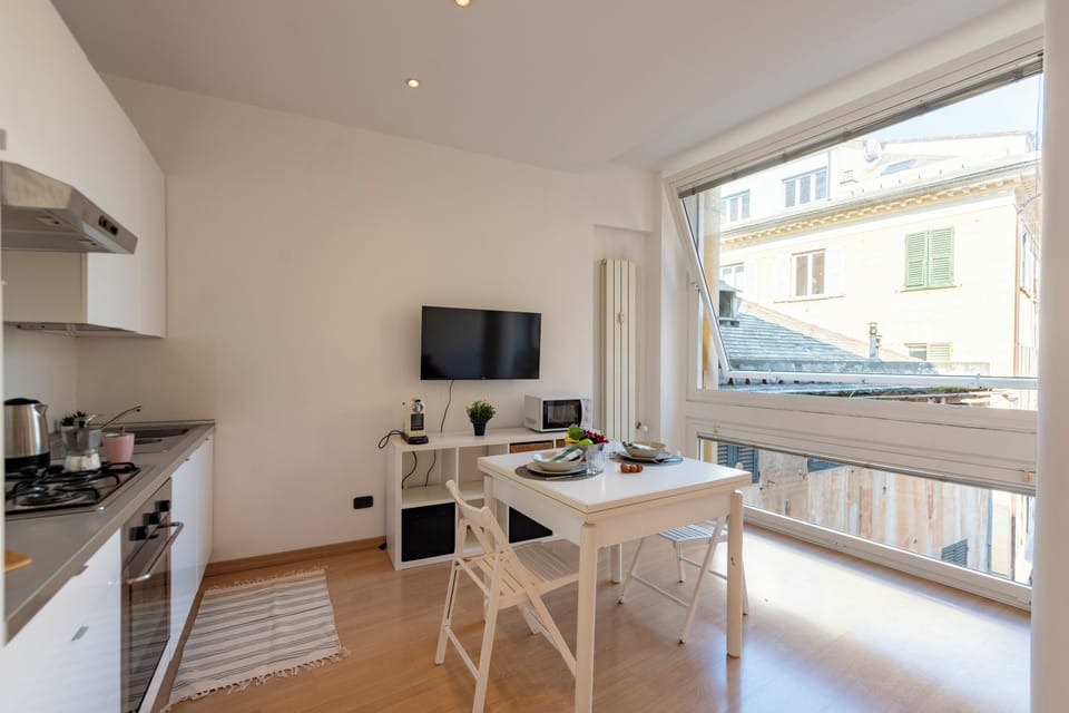Kitchen and dining area