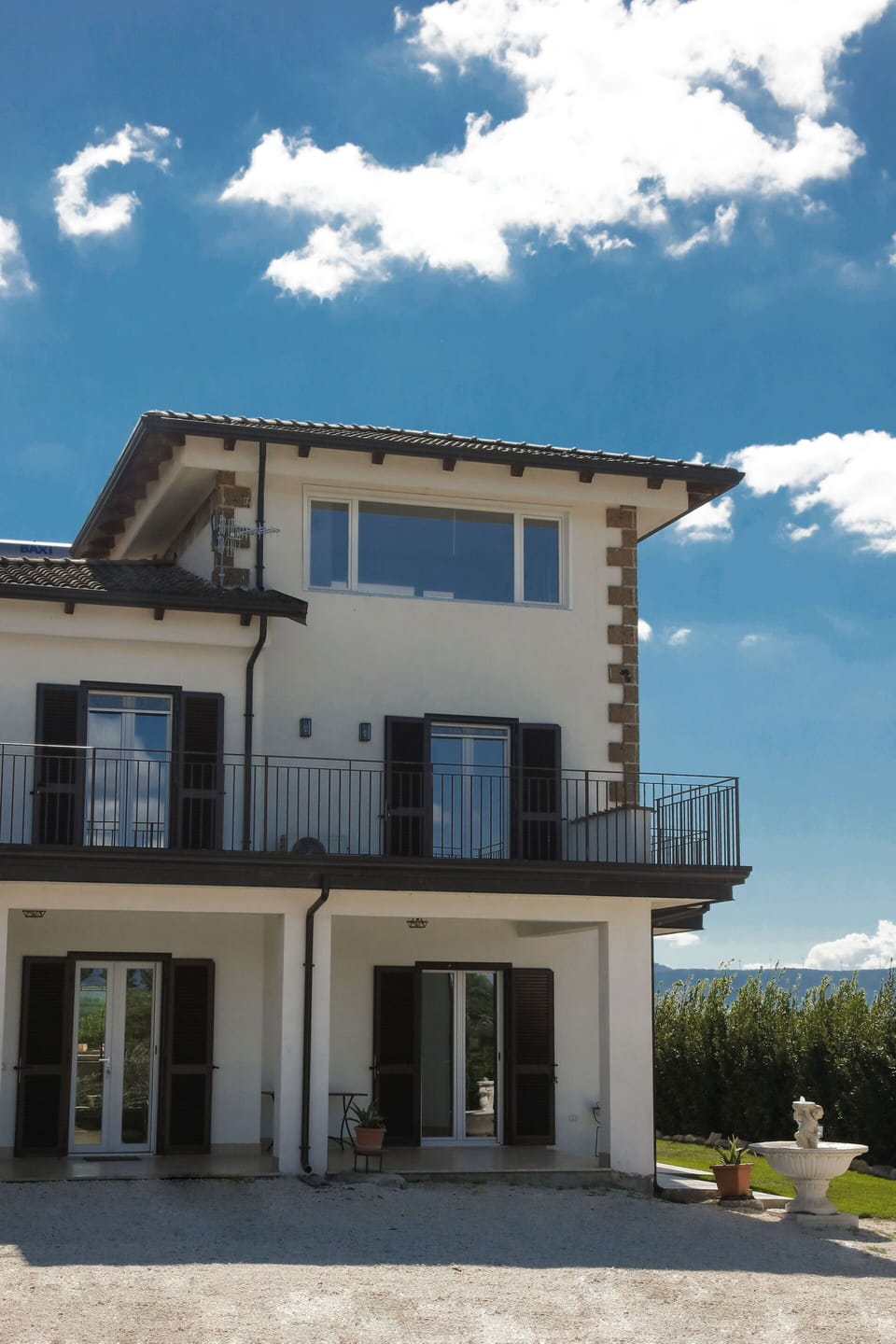 Home, Residential Area, House, Facade, Architecture, Balcony, Door, Porch, Estate, Villa