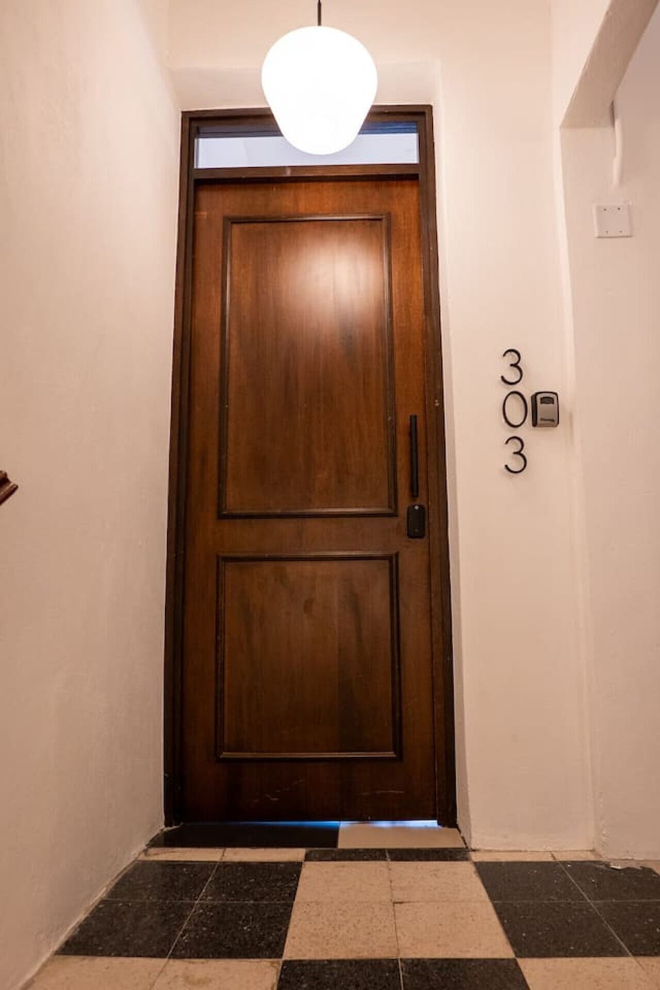 Step through the front door and into a space defined by bold floors and modern design.