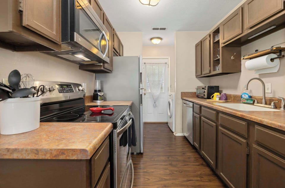 When you're not enjoying Fayetteville's local food scene, our kitchen is fully stocked with everything you need to create your favorite homemade meals or baked goods.