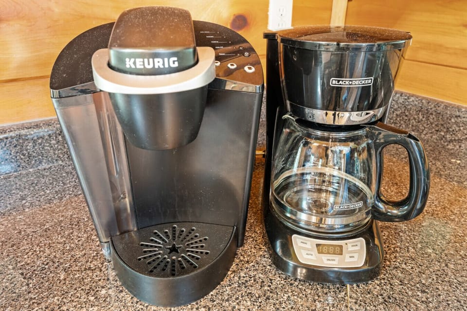 Whether you`re team drip or team pod, you`ll find both a Keurig and traditional coffee maker ready to start your morning right.