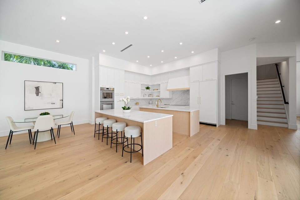 Fully stocked kitchen
