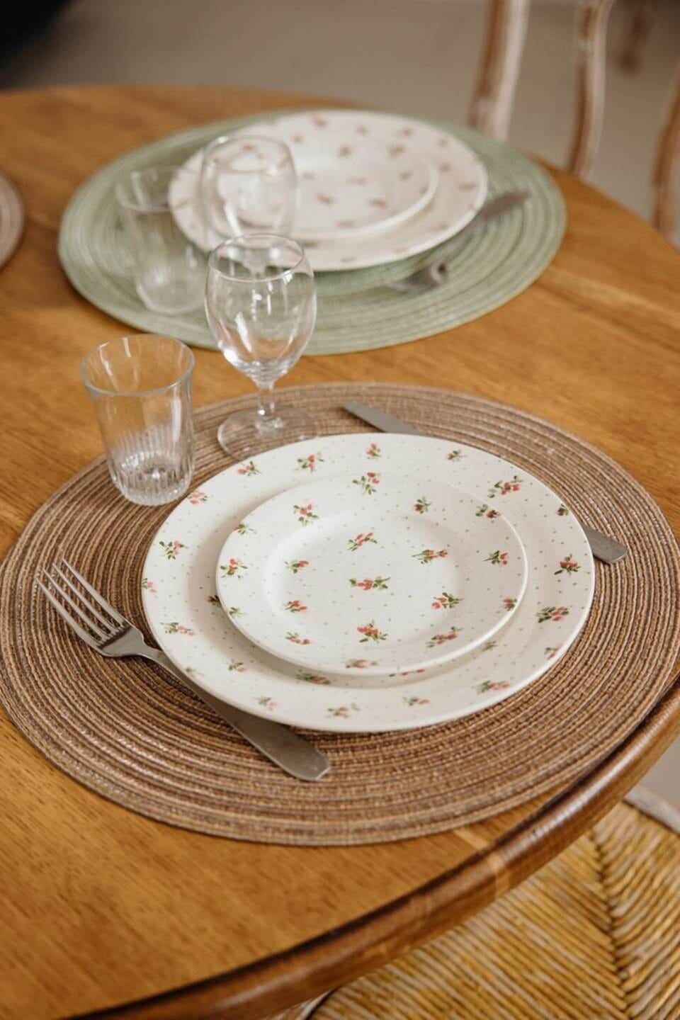 vaisselle chinée charme repas