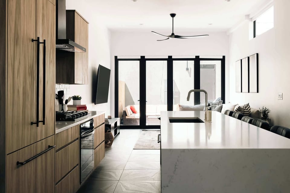 Bright and open kitchen