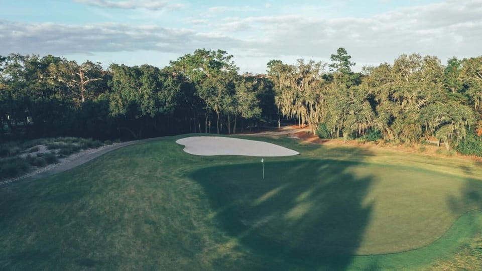 Soak in wide-open greens and serene nature all around