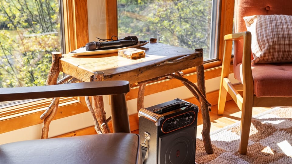 Sing your heart out! Enjoy unforgettable nights with our in-home karaoke experience.