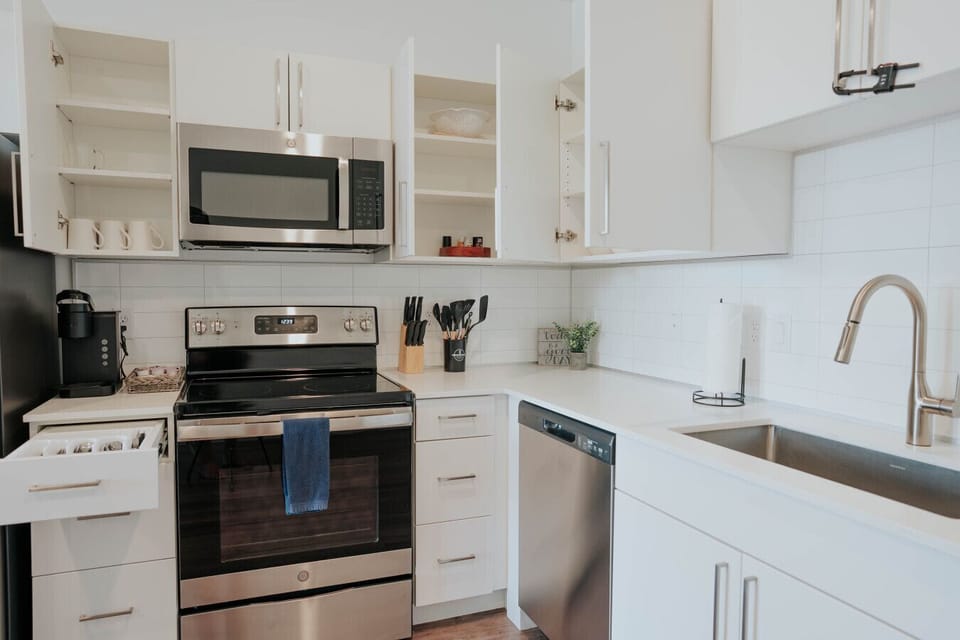 Fully stocked kitchen