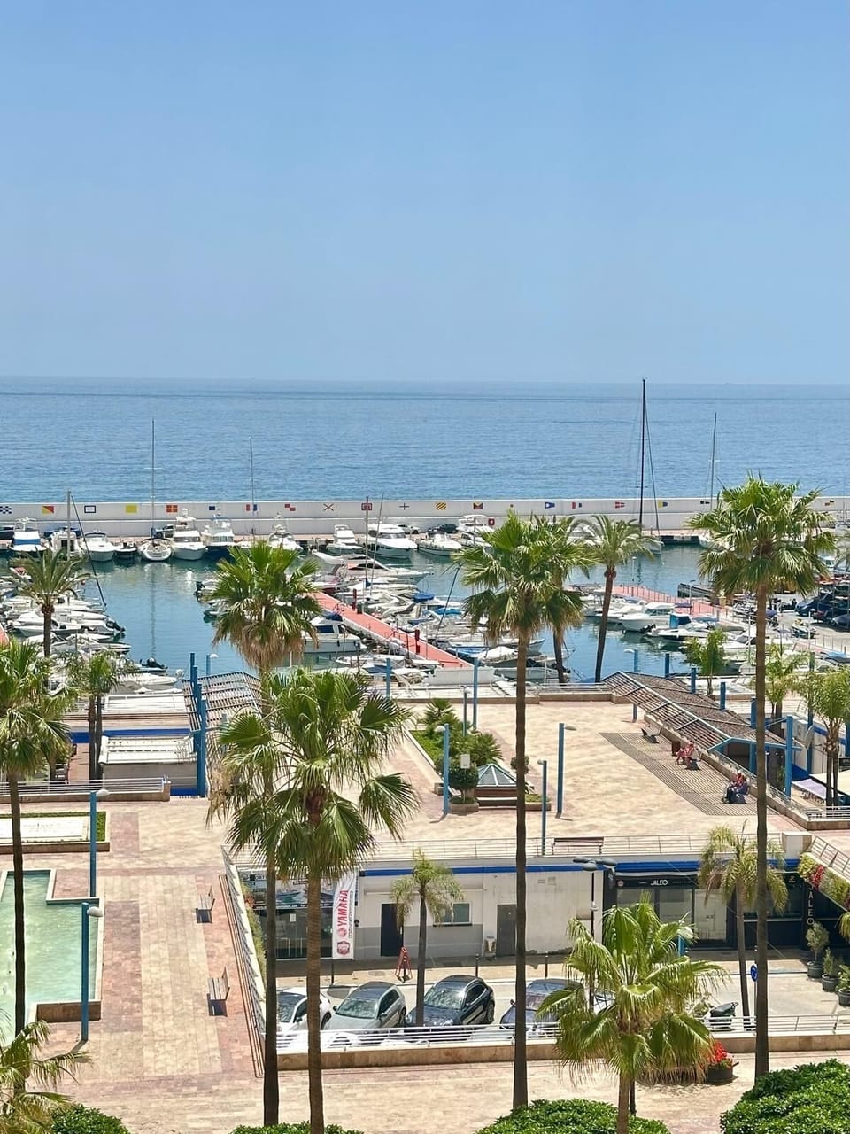 View from the roof pool (not from the apartment)