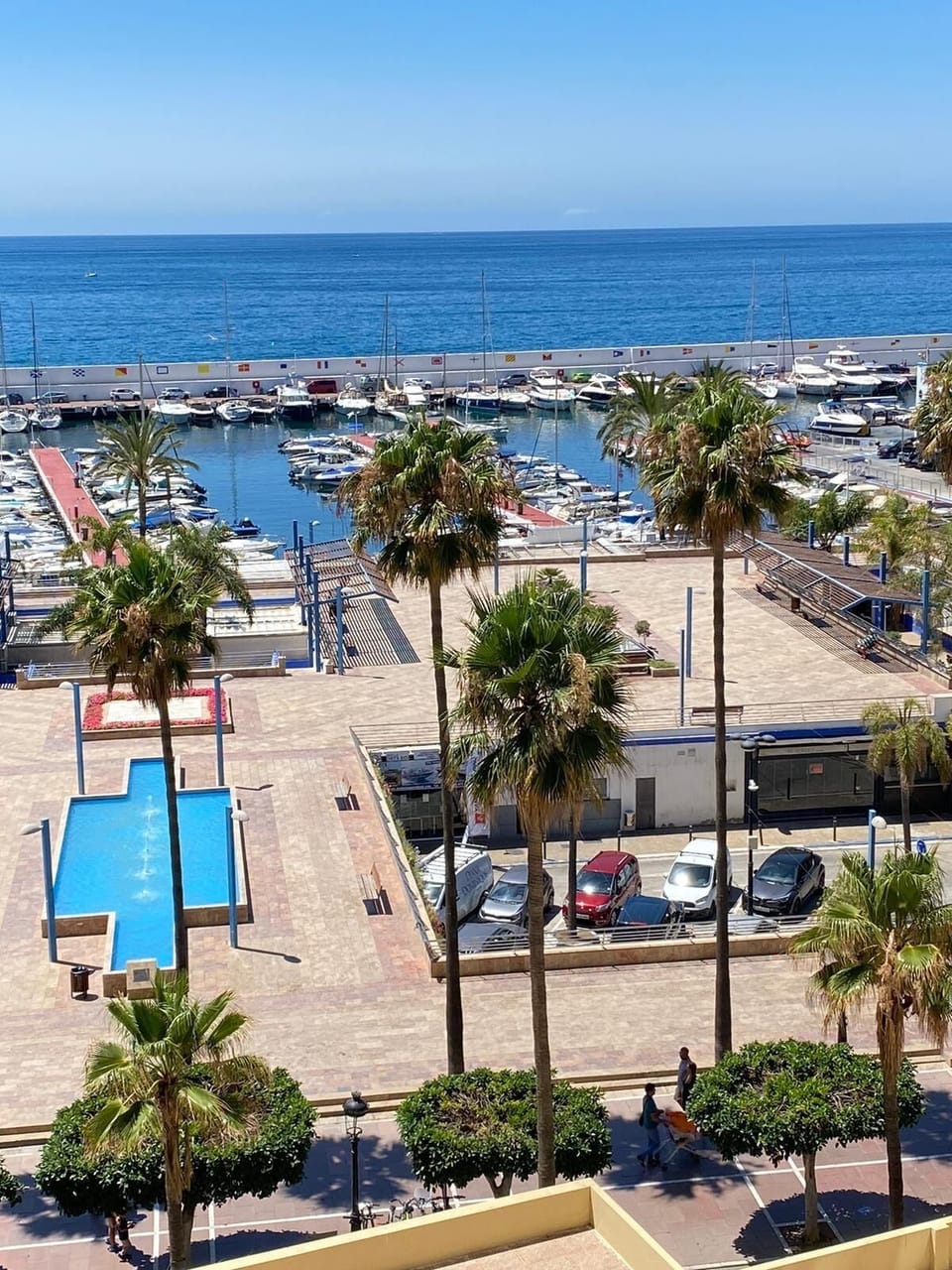 View from the roof pool