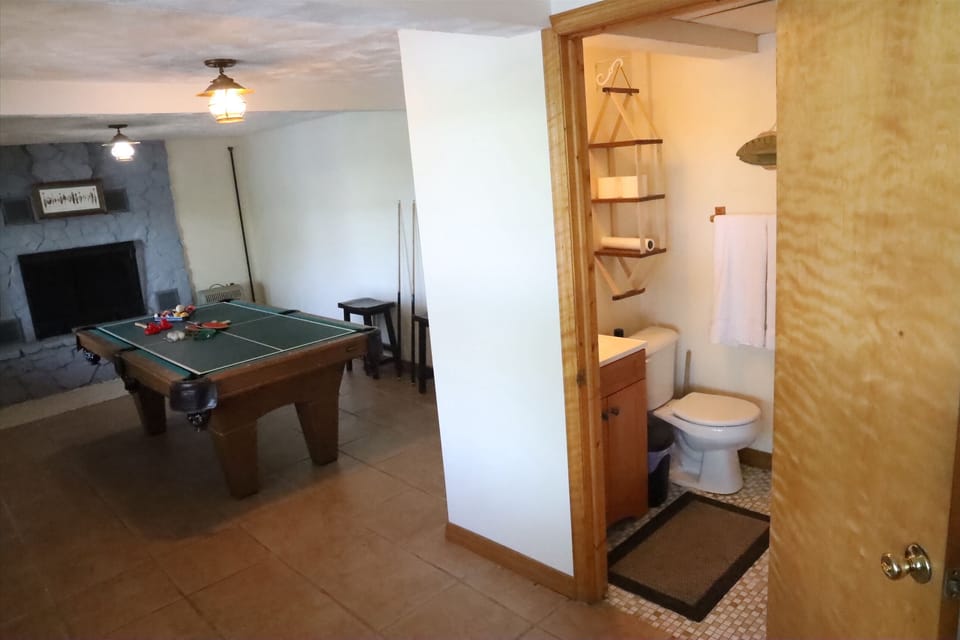 Game Room & Full bath (lower level)