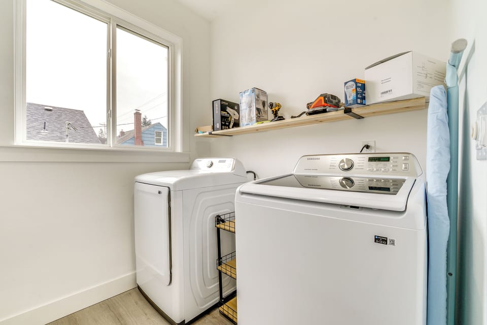 Laundry Room | 1st Floor | Iron/Board