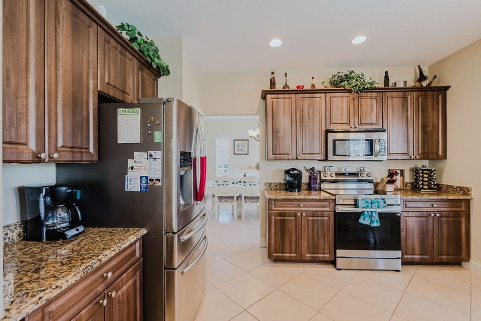 The kitchen is on the ground floor & is fully equipped