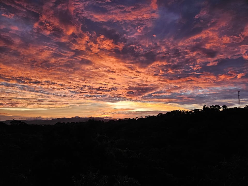 Just one of our fiery sunsets