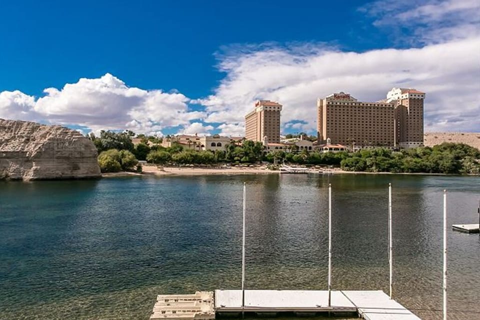 Casinos located directly across the river!