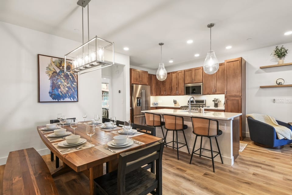 Open Concept Kitchen and Dining