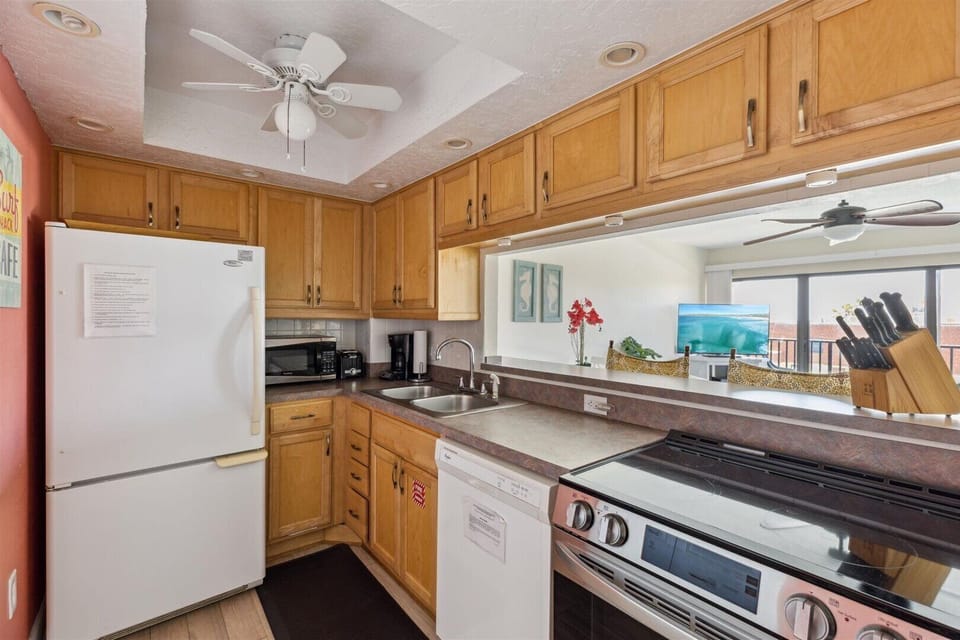Our spacious kitchen is perfect for families or groups