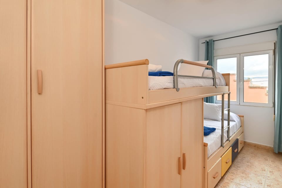 Bedroom with bunk beds