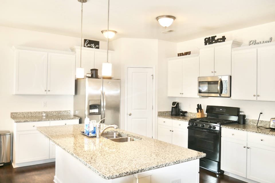 Cook something special in this modern kitchen.