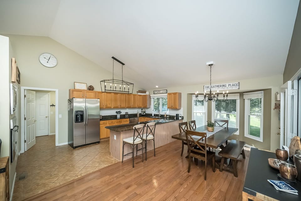 Kitchen and dining