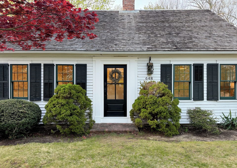 Exterior of the front of the home.