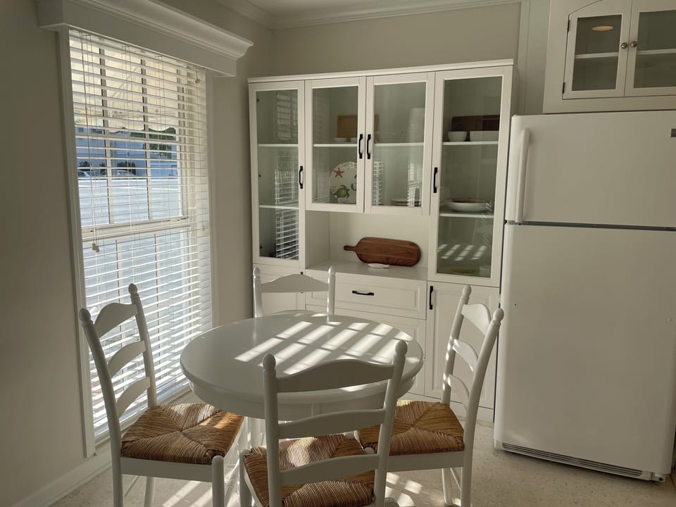 Dining and storage area