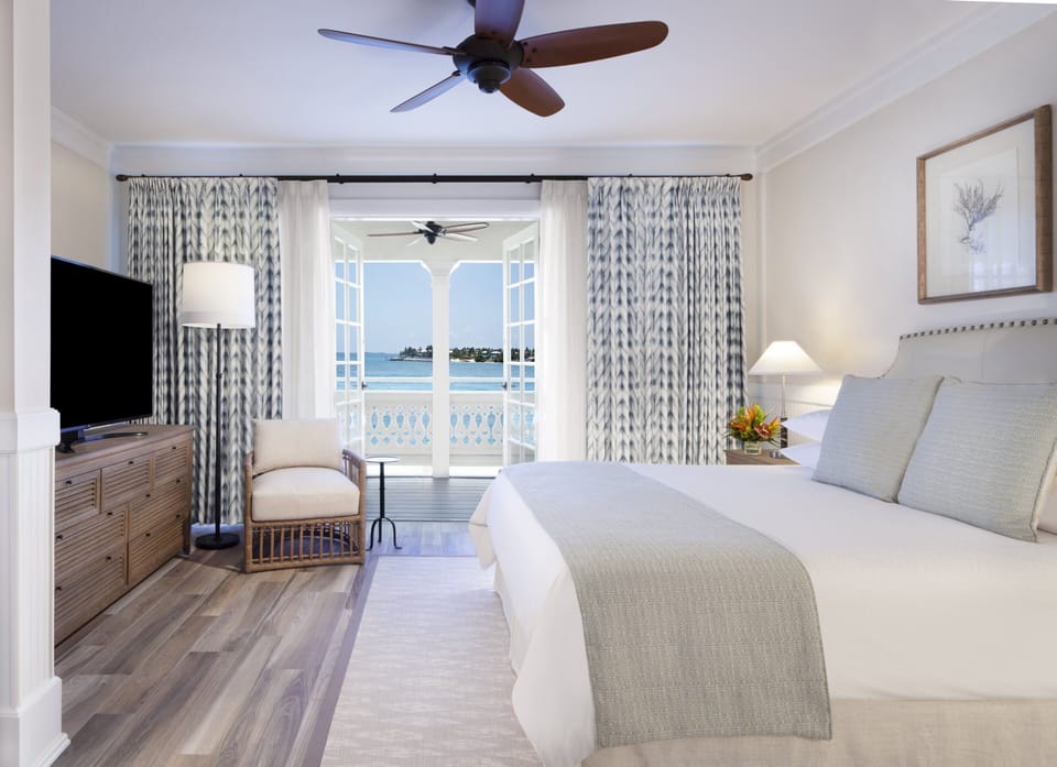 Wake up to ocean breezes and a dreamy balcony view.
