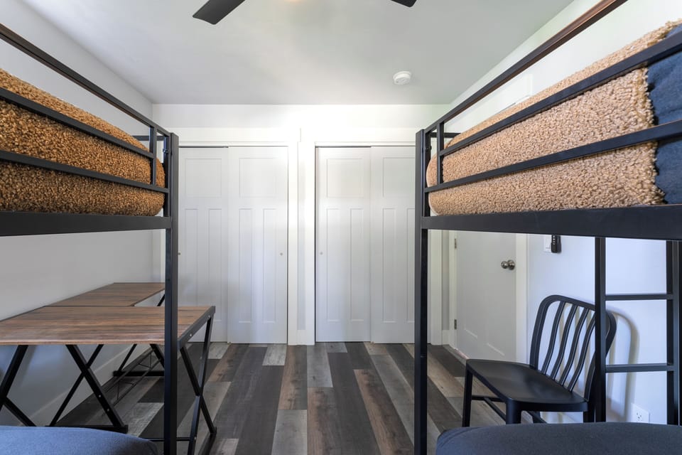 Desk Space in the Bunk Room | Upper Level