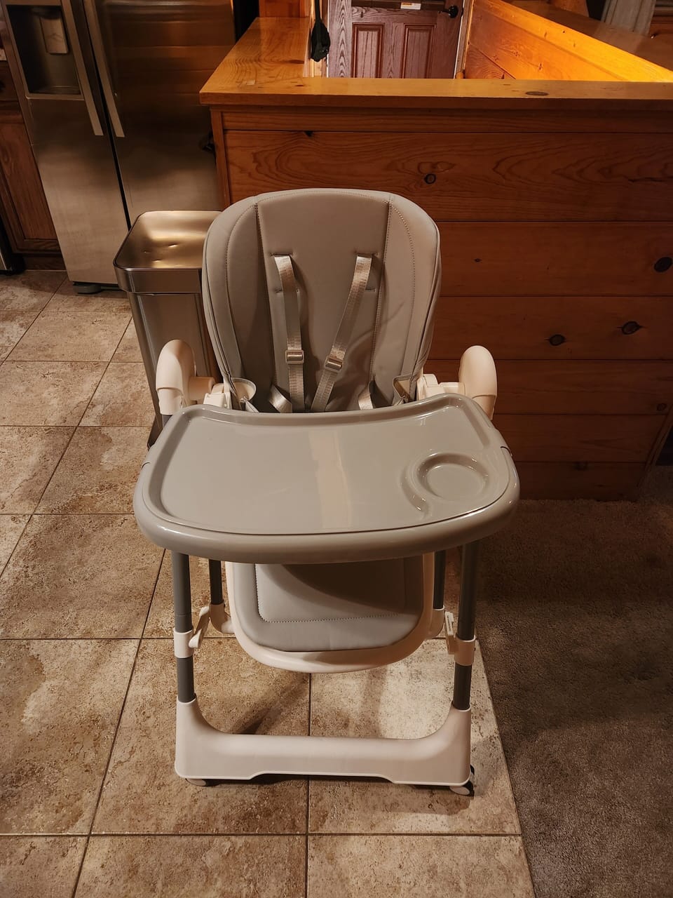 Baby high chair available. Stored in the closet of Bedroom #1.