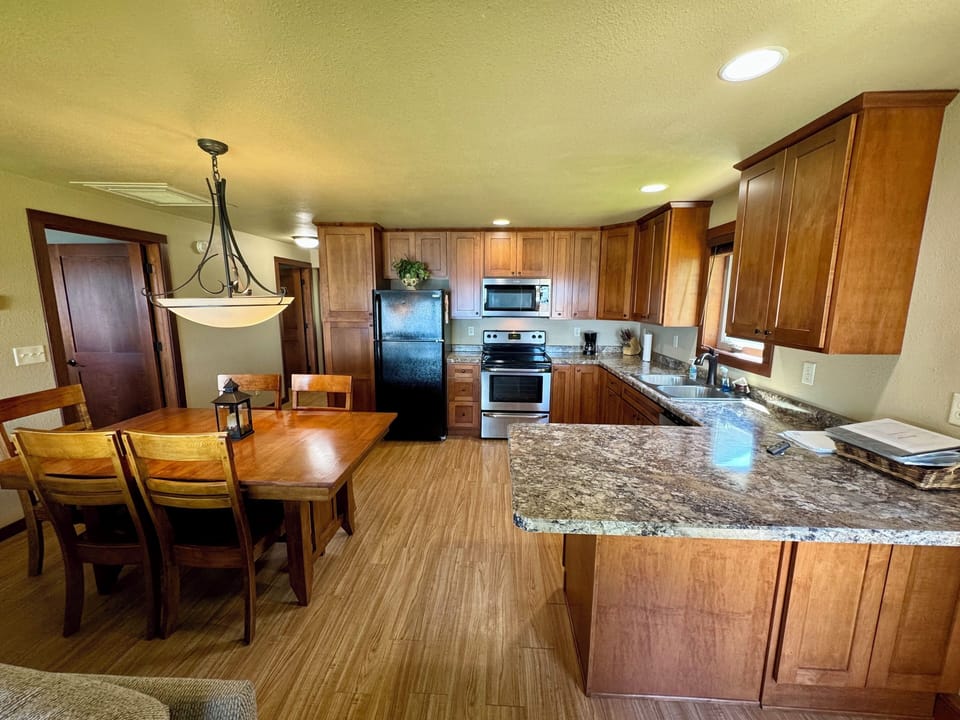 Kitchen and dining room