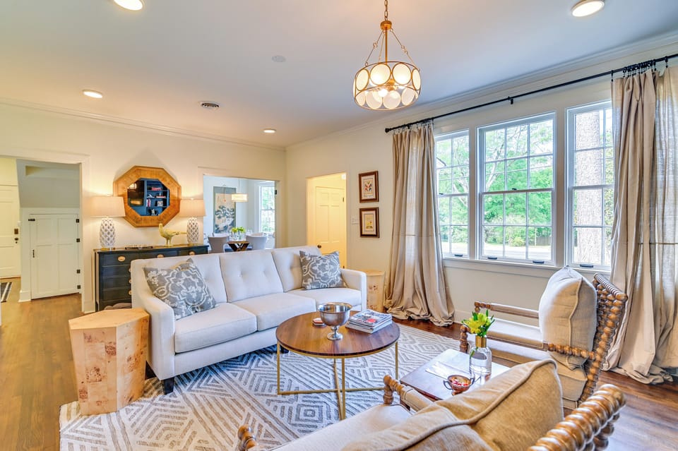 Starkville Vacation Rental | 2BR | 2BA | 2,000 Sq Ft | 4 Steps to Enter