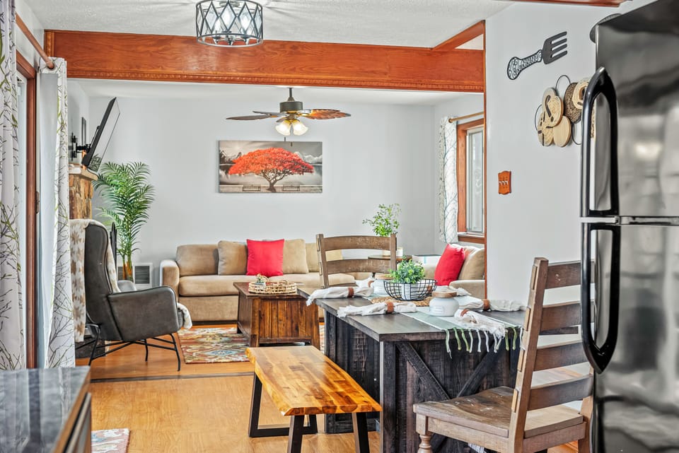 A thoughtful setup for shared meals.