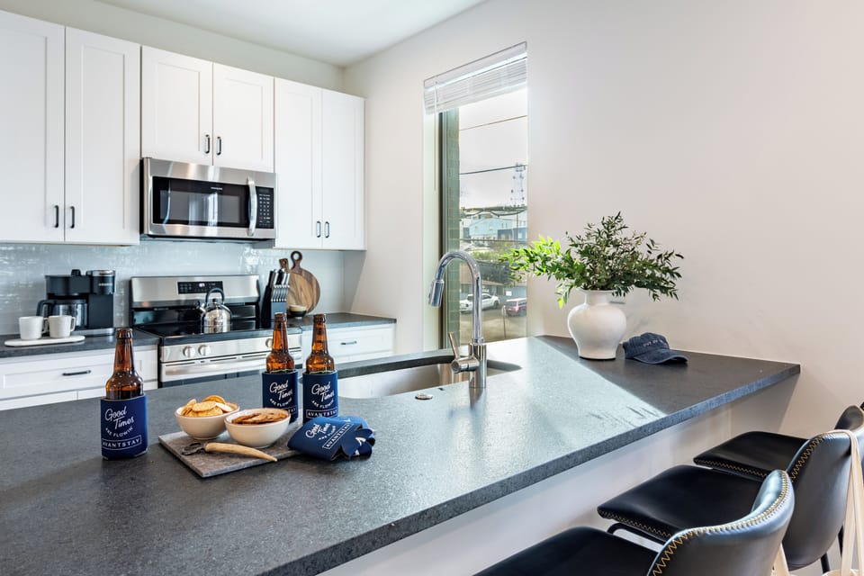 Ample counter space.