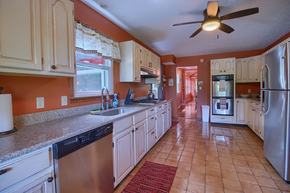 Kitchen, Looking West, toward Dining Room, Southern Belle Lodge