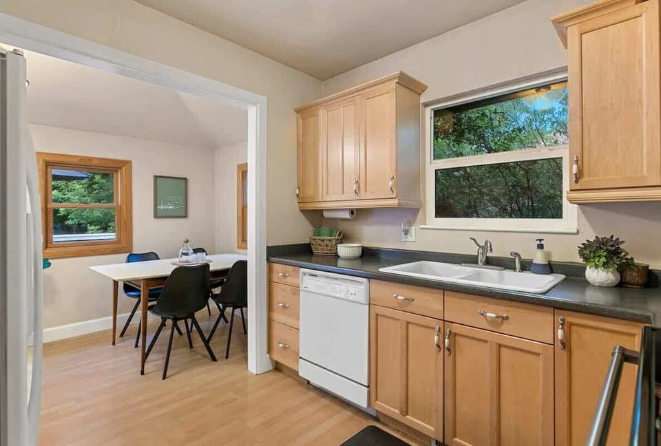Kitchen and dining area