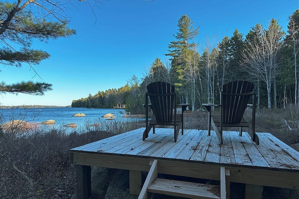 The Rock Dock.  Perfect spot for coffee or cocktails.
