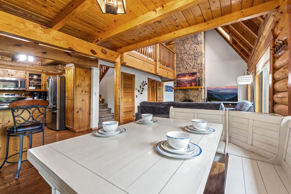 Open concept Dining and Living Room