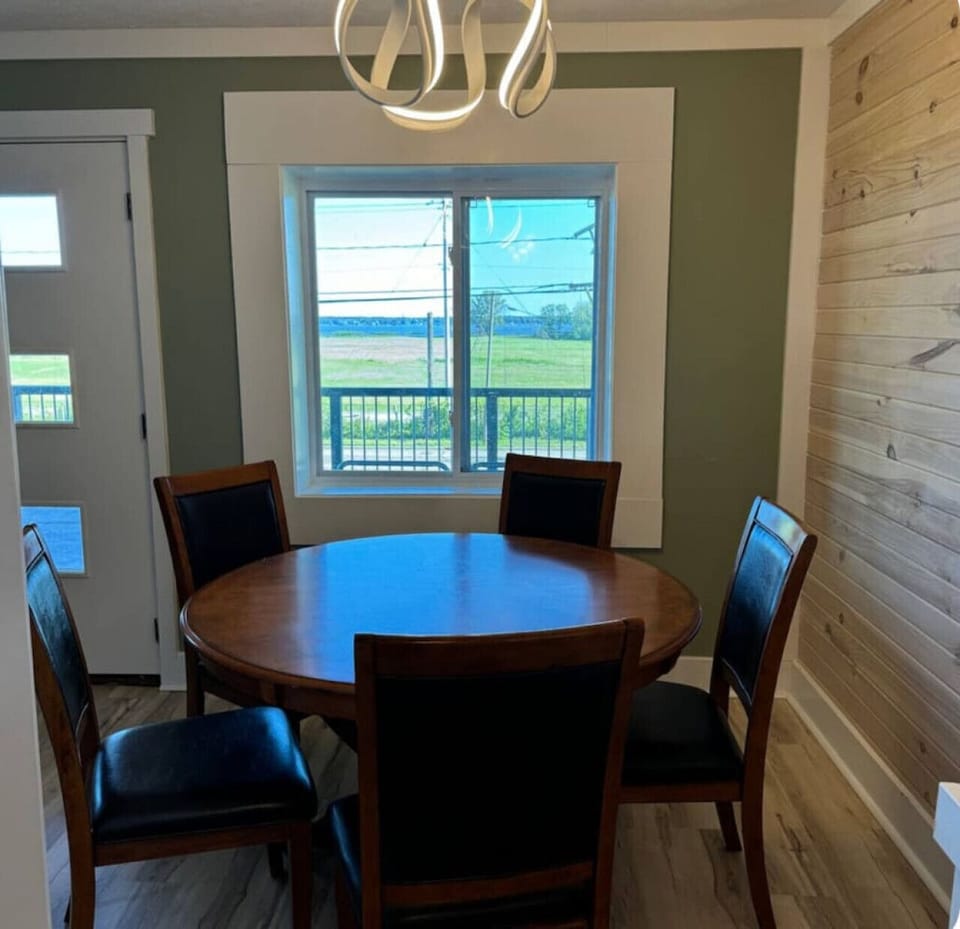 Sit down for a meal with views of Lake Muskegon.