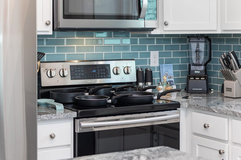 Modern SS appliances!