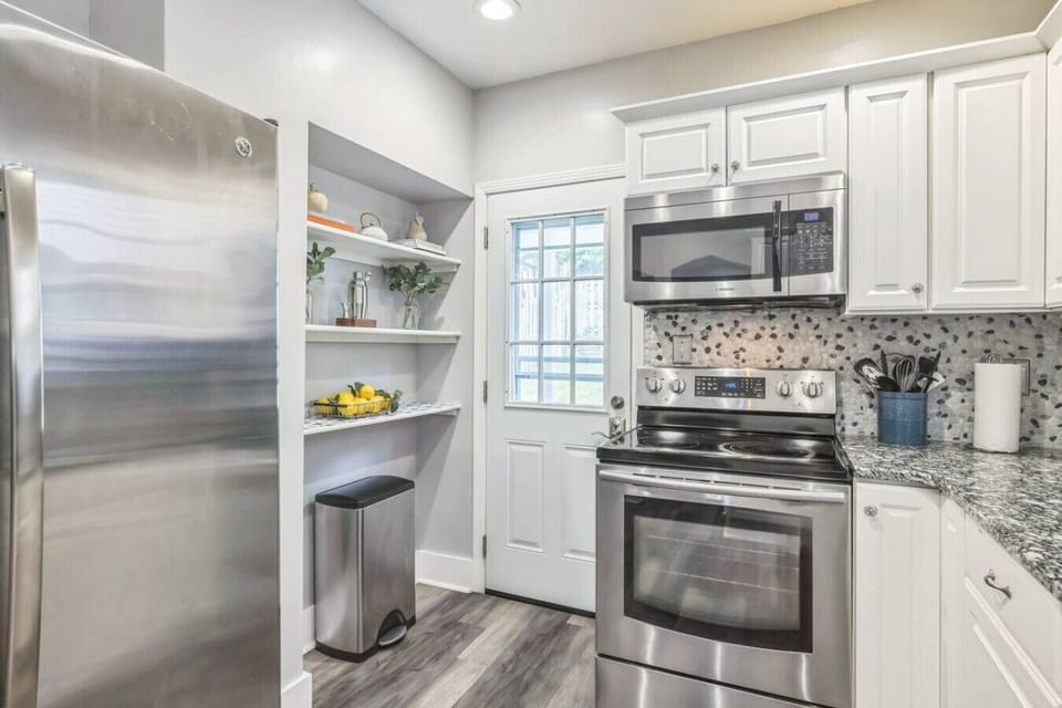 Microwave and Refrigerator